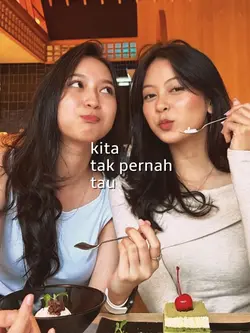kita tak pernah tau