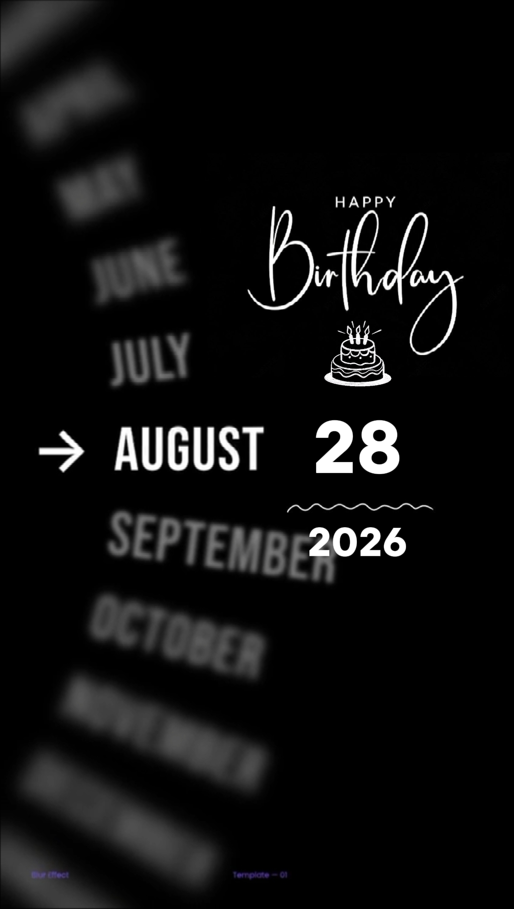 HBD BESTIE 28 AOÛT