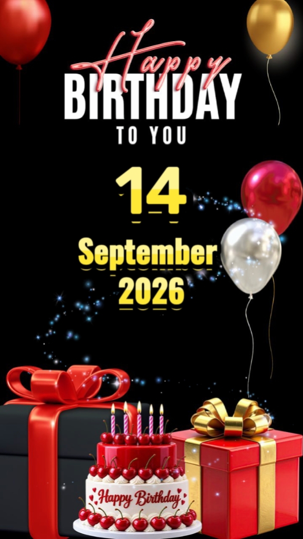 hbd 14 September 