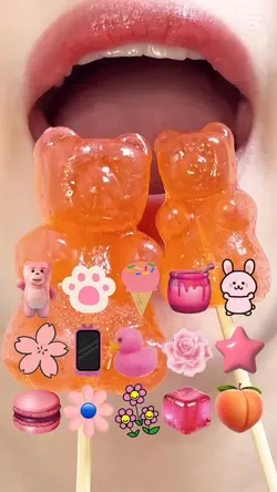 보정한 당비님 핑크 먹방 나눔!