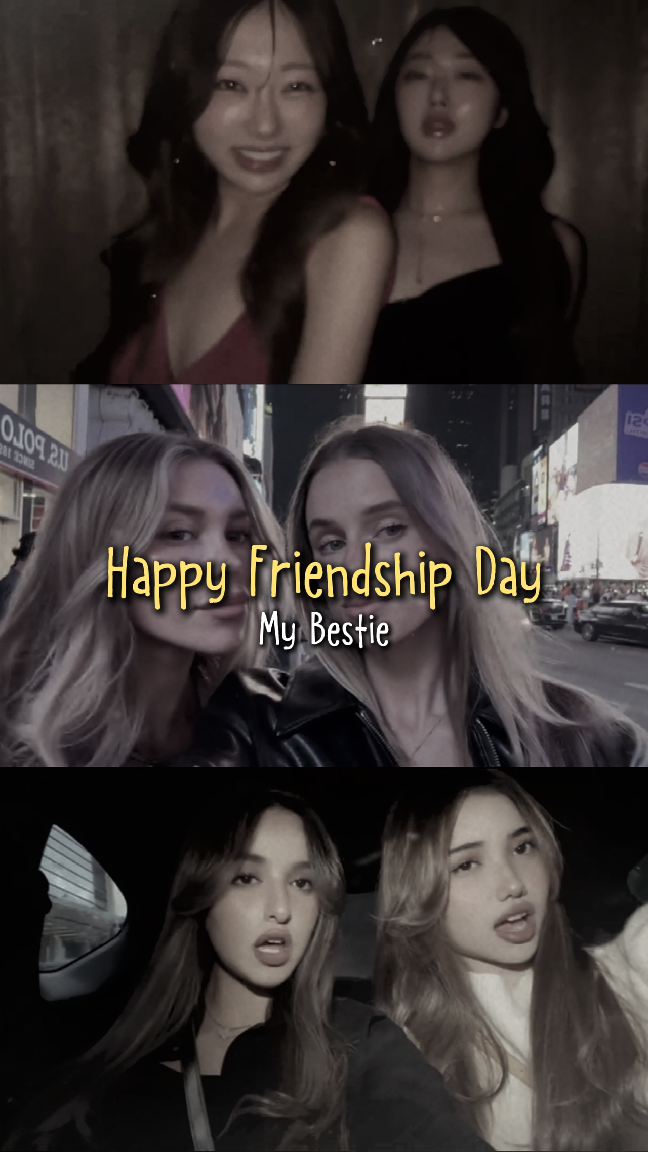 Glücklicher Tag der Freundschaft