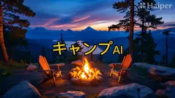 AI動画 キャンプ
