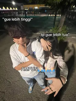 gue lebih tinggi 