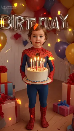 birthday spiderman