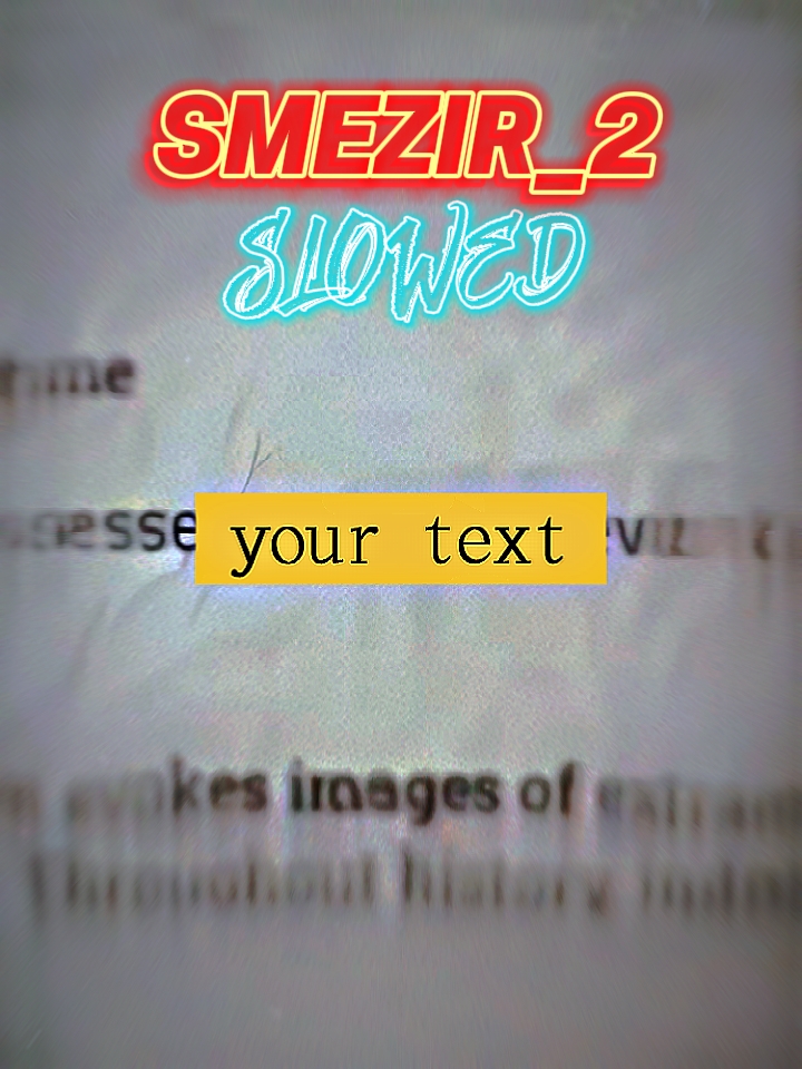 SMEZIR RALENTI
