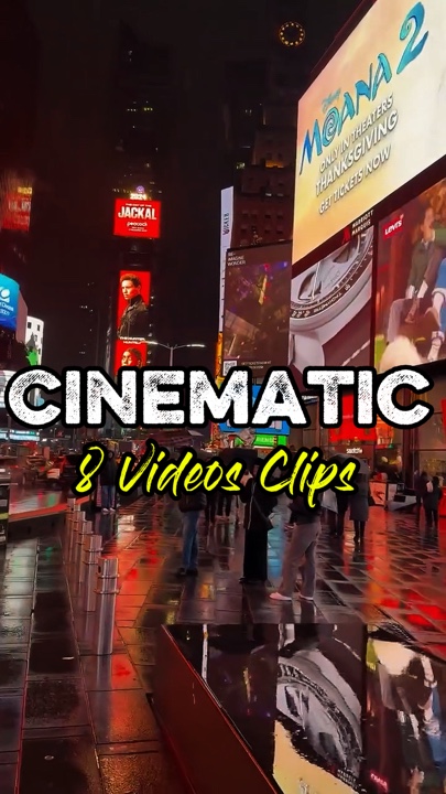 8 Clips Cinématique 