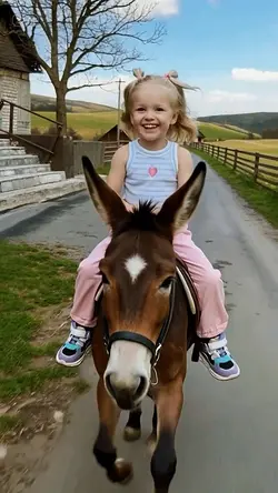 AI donkey riding