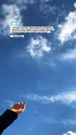 Jangan pernah ragu