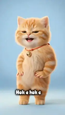 Baby cat dance