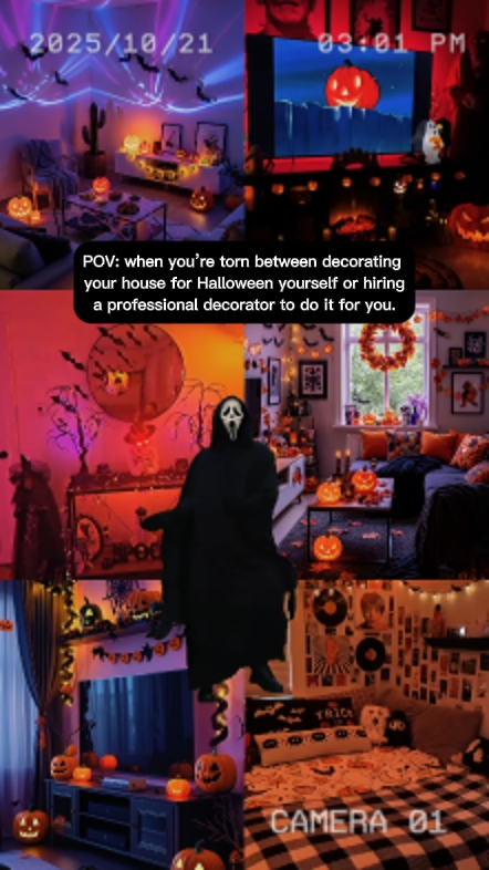 Décor d'Halloween 
