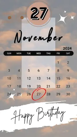 hbd 27 NOV 2024