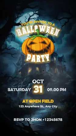 invitation Halloween