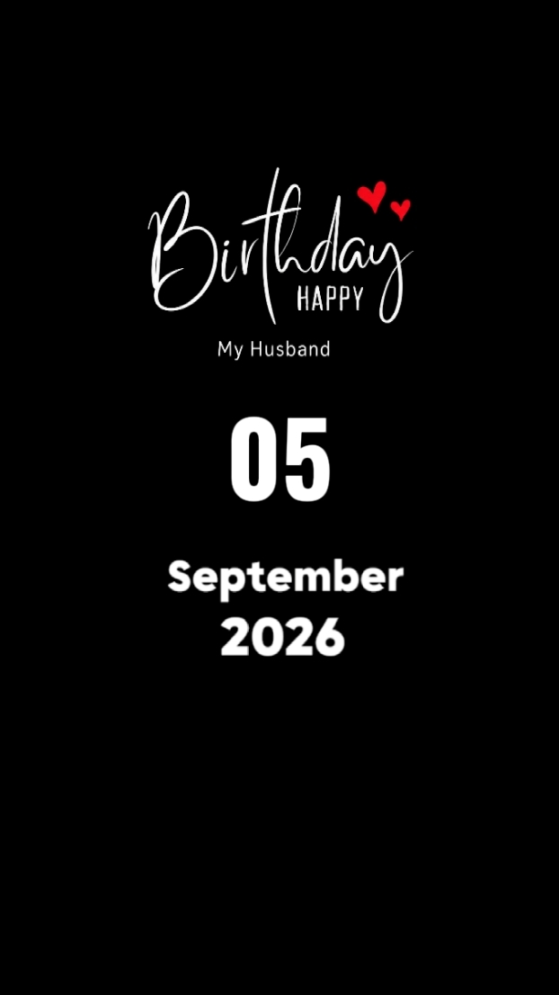 HBD HUSBAND 5 SEPTEM
