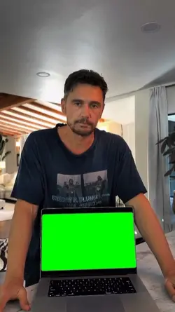 James shows his lapt