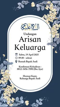 arisan template