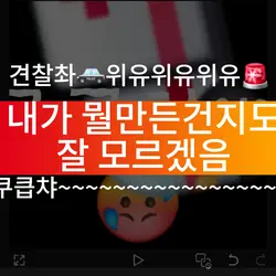 경찰차위유위유위유 크로마키