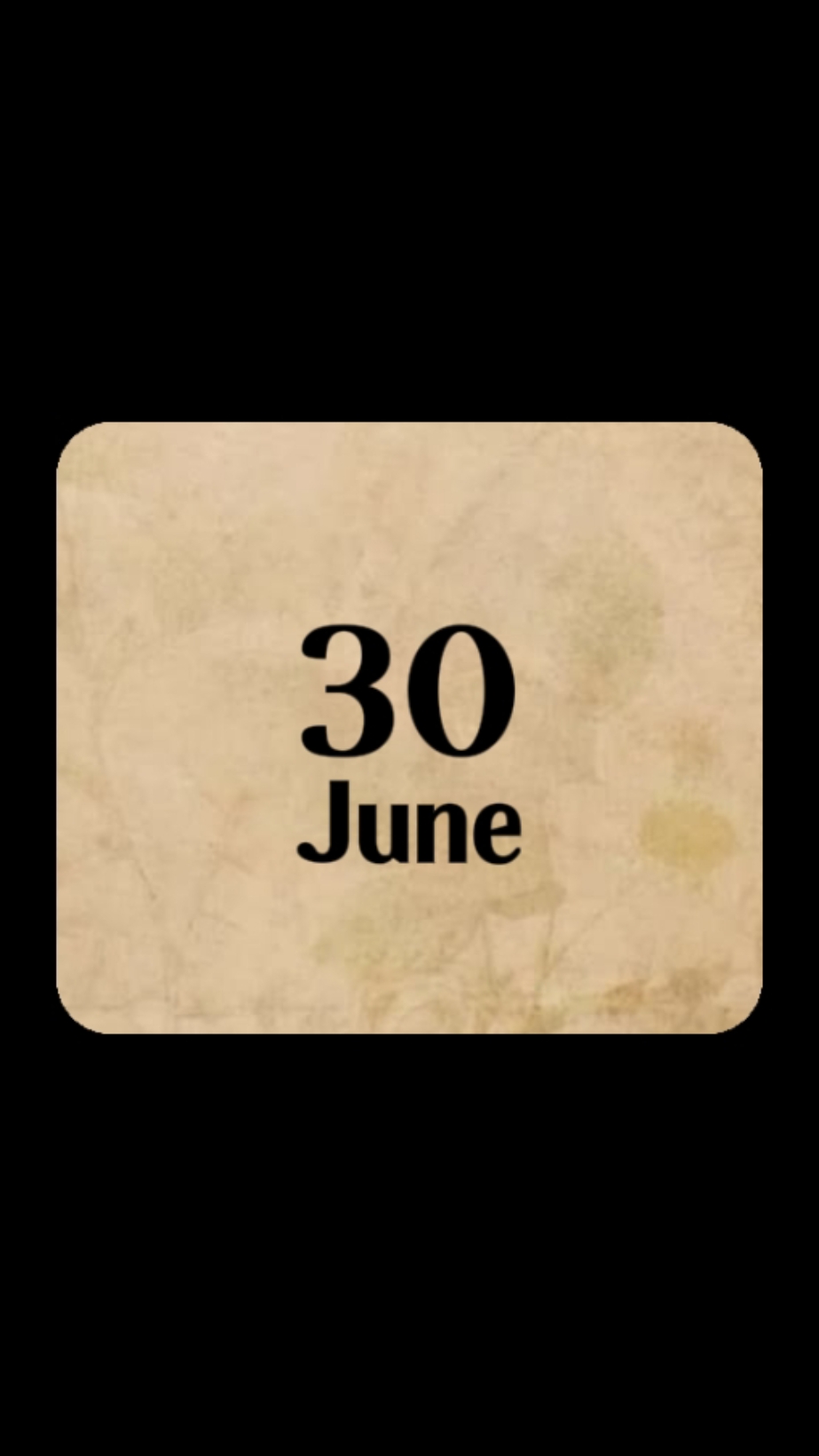 CUMPLEAÑOS 30 DE JUNIO