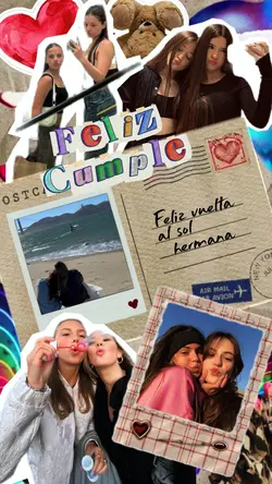 Feliz cumple hermana