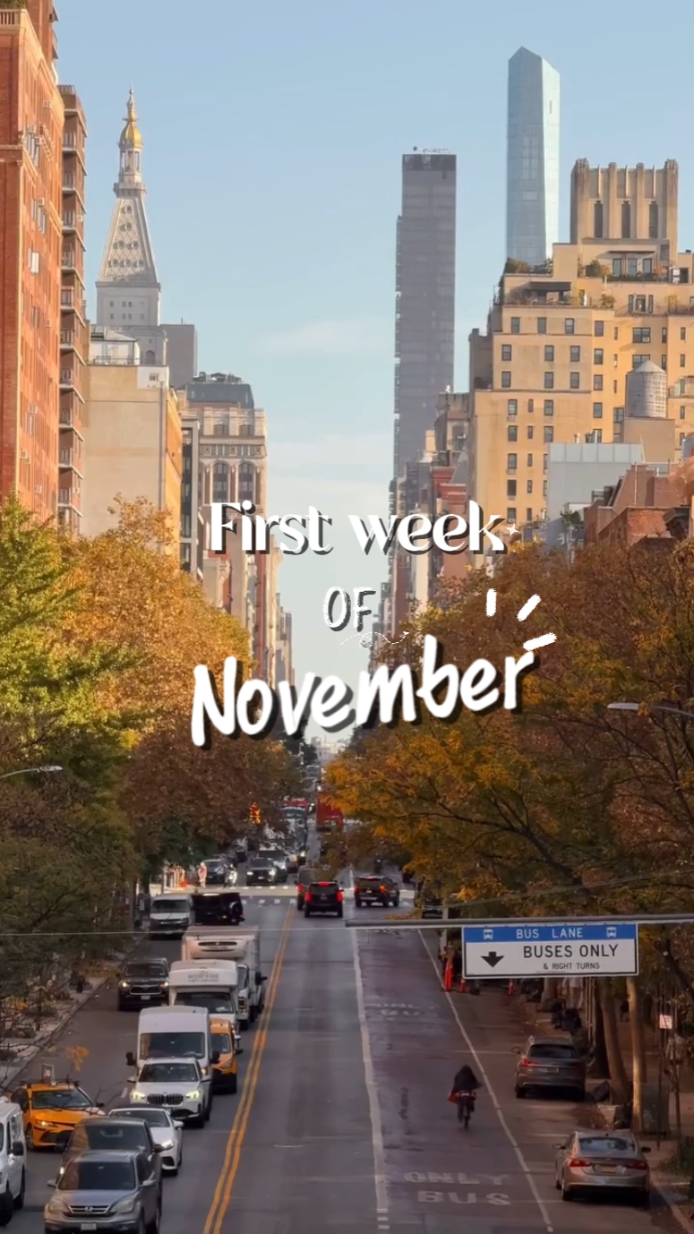Première semaine : novembre