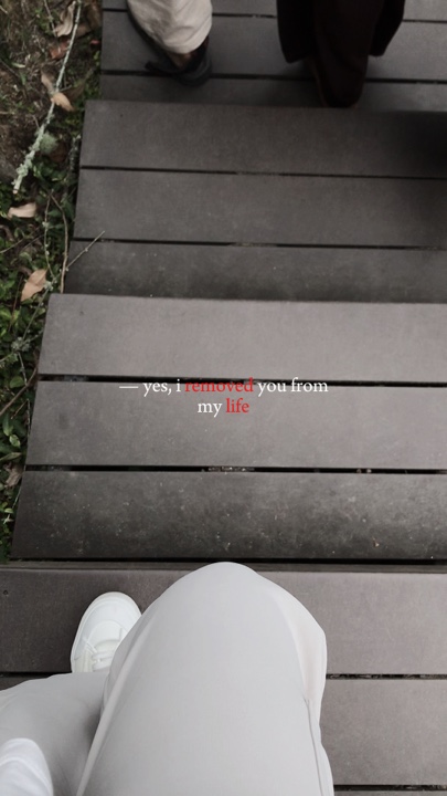 removed you. 