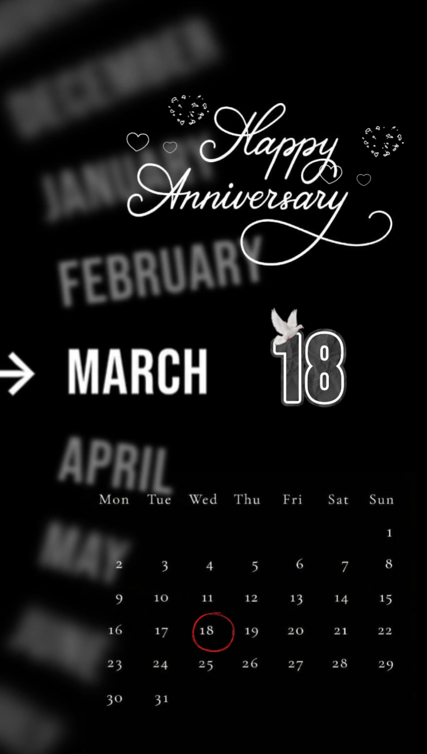 Anniversary 18 March