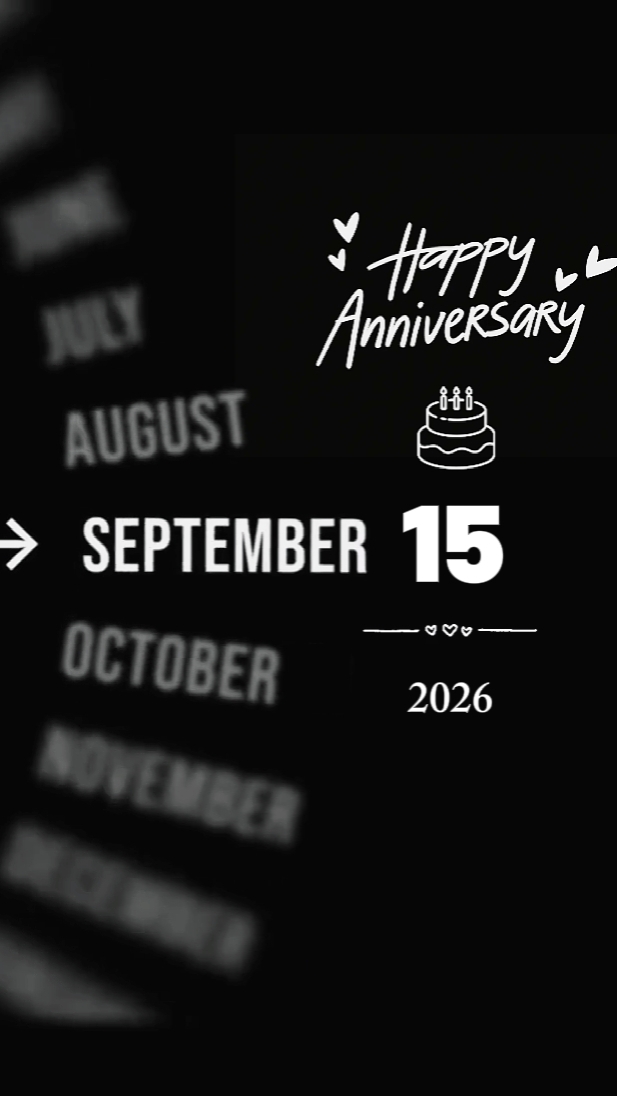 ANNIVERSARY 15 SEPT