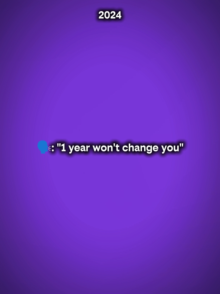 Hindi ka babaguhin ng 1yr 