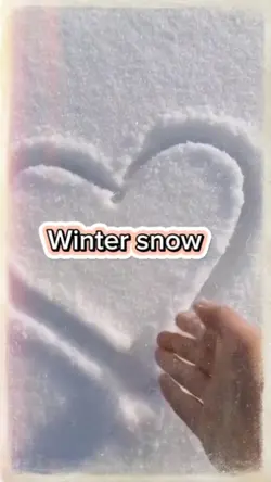 Winter snow