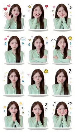 Sticker cute trend