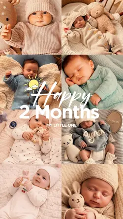 2 Months baby moment