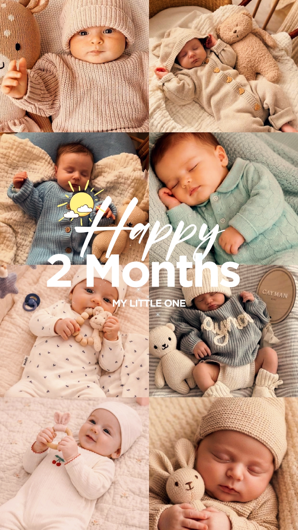 2 Months baby moment