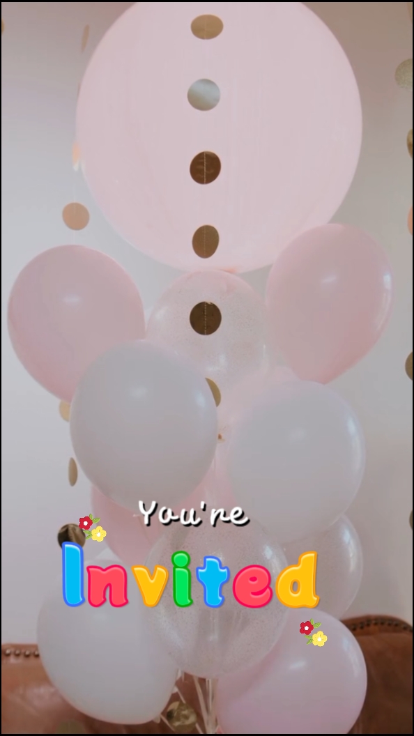 Invitación de cumpleaños 