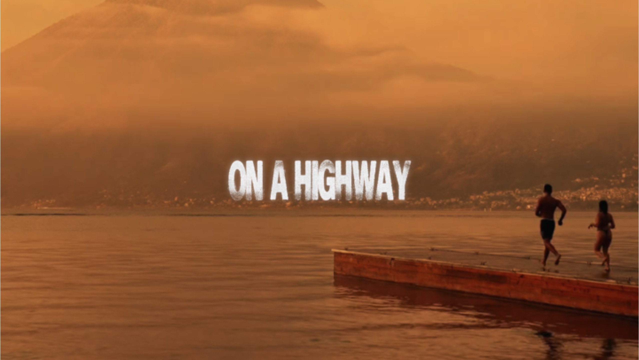 Sur une autoroute et je suis