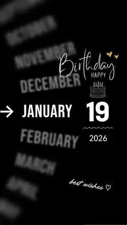 HBD 19 JANUARY 2026