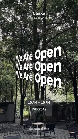 We Are Open