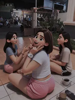 AI Pixar Dramatic