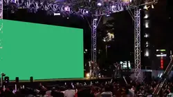 concert green screen