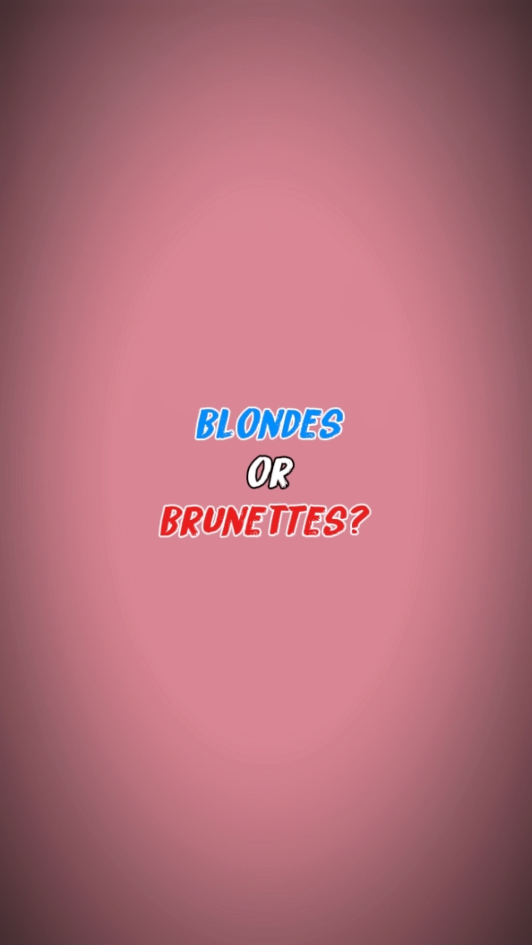 blonde ou brune 
