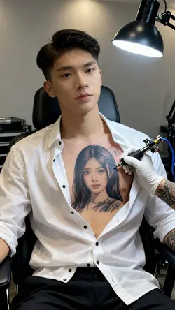 Hình xăm của anh