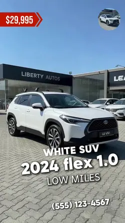 White SUV: Quick Spotlight Ad