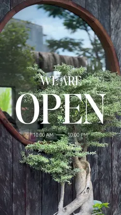 WE ARE OPEN