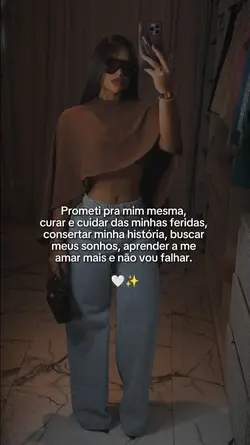 Prometi a mim mesma