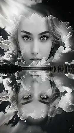 Mirror hitam putih