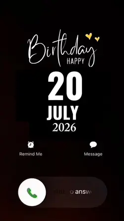Hbd 20 July 2026