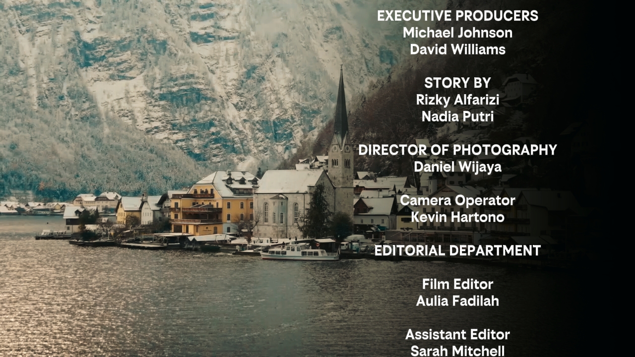 outro credits video