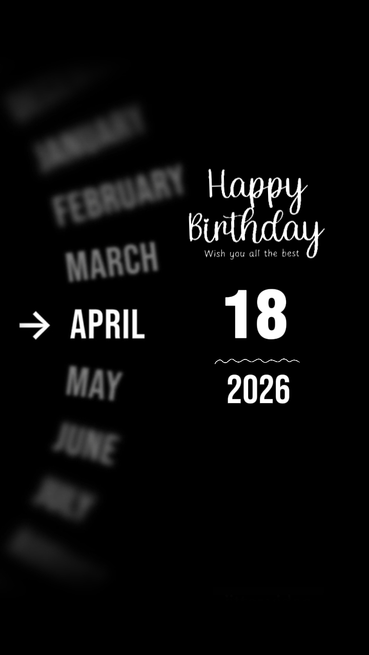 BDAY SISTER 18 NİSAN