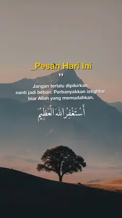 Pesan hari ini