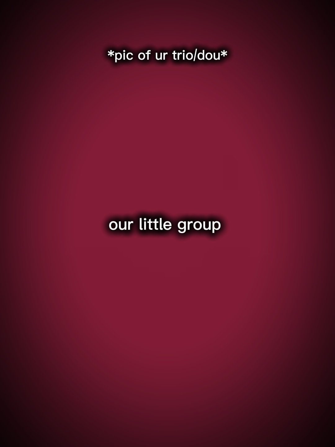 Notre petit groupe