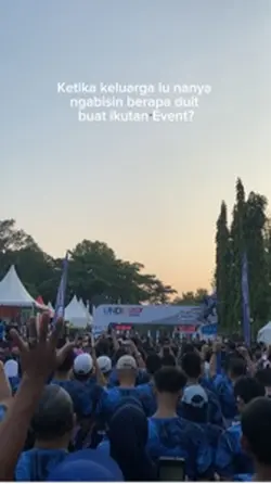 habis brp ikut event