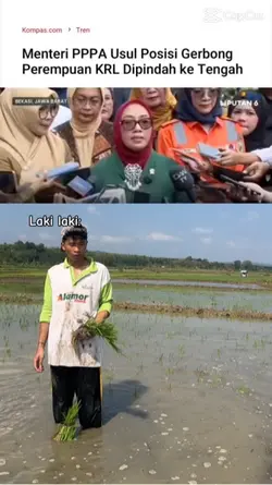 Laki laki di tengah